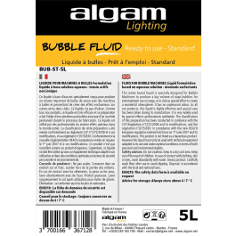 Algamlight Líquido para Máquinas de Burbujas - Solución Lista para Usar 5L
