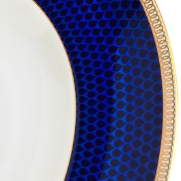 Wedgwood Bandeja Oval Hibiscus Blue 35 cm