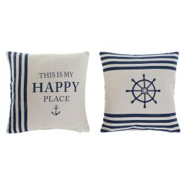 Cojin Atlantico DKD Home Decor Azul Marino Blanco 10 x 45 x 45 cm (2 Unidades) Precio: 26.8899994. SKU: B15JXQDGJ8