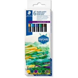 STAEDTLER Design Journey Around the world Asien Set - Rotuladores Doble Punta (Fina y Pincel), 6 Colores Precio: 17.95000031. SKU: B14VSL5ZQW