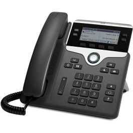 Cisco 7841 Teléfono IP con Cable, 4 Líneas, Pantalla LCD 3.5", PoE, Negro/Plata, Montaje en Escritorio/Pared Precio: 391.49999999. SKU: B1654FGKJ4