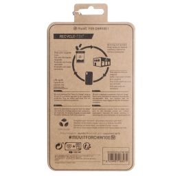 Muvit Funda Recycletek para Apple iPhone 14 - Ecológica, 100% Reciclada y Reciclable Muvit Funda Recycletek para Apple iPhone 14 - Ecológica, 100% Reciclada y Reciclable
