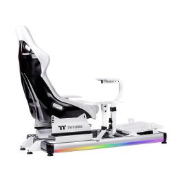 Thermaltake GF500 Flight Simulator Cockpit Snow Cabina de vuelo Blanca Aluminio GSC-F50-CPASWH-01