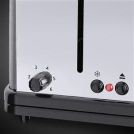 Russell Hobbs 23610-56 Tostador 2 Ranuras Alargadas con Regulador de Tueste y Función para Pan Congelado Russell Hobbs 23610-56 Tostador 2 Ranuras Alargadas con Regulador de Tueste y Función para Pan Congelado