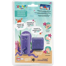 COLOP Sello Limpiador little NIO Cleany Stamp Octo Violeta para Niños