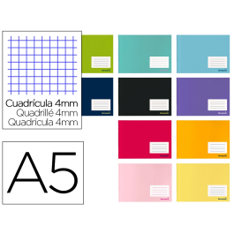 Liderpapel Libreta Smart A5 Apaisado 32 Hojas 60gr Cuadro 4mm con Margen Precio: 1.49999949. SKU: B1JVZR996P