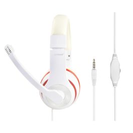 Auriculares con Micrófono GEMBIRD MHS-03-WTRD Blanco