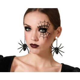 Pendientes largos de araña negros para mujer - Accesorio ideal para Halloween y fiestas temáticas Precio: 0.79000053. SKU: B1D597FBHF