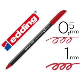 Rotulador Edding Punta Fibra 1200 Rojo Ingles N.28 Punta Redonda 0.5 mm 5 unidades Precio: 3.50000002. SKU: B193ZNDDV3