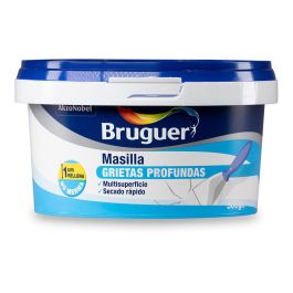 Bruguer Masilla grietas profundas 1kg 5196379 - Blanco para interior/exterior, multisuperficie