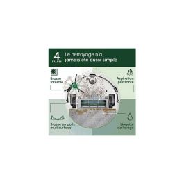 Irobot Roomba 105 Combo Robot Aspirador con Base de Vaciado Automático Blanco