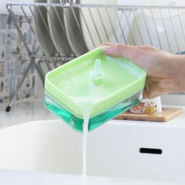 Dispensador de Jabón 2 en 1 para Fregadero Pushoap InnovaGoods