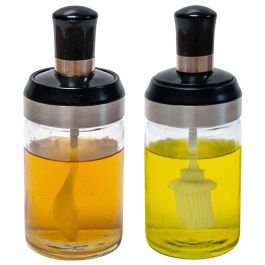Cook Concept Bote Con Utensilio Integrado de Vidrio para Cocina y Mesa, 200 ml