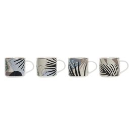 DKD Home Decor Taza Mug Tropical Hojas Multicolor de Porcelana 350ml Apta Microondas y Lavavajillas Lote 12 Unidades Precio: 31.70442. SKU: B12L83CSAM