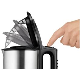 Unold 18015 Blitzkocher Edition Hervidor de agua eléctrico 1.5L 2200W negro de acero inoxidable con indicador de nivel