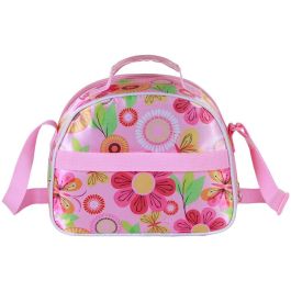 Disney Minnie Mouse Bolsa Portamerienda 3D Infantil Isotérmica Rosa 5L con Asa Bandolera y Adaptable a Carrito