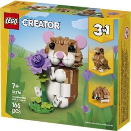 Lego Juego de construcción Lindo Hámster con Flor Lego Creator para 7 años+
