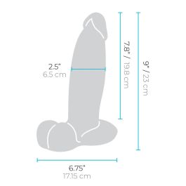 Consolador Realista B-Vibe Silicona Ø 6 cm (19,5 cm)