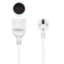 Cable alargador NANOCABLE 10.22.0602-W (2 m)