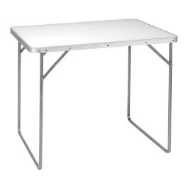 Camp Active Mesa de Camping Plegable de Aluminio 80x60x69cm Color Blanco para Interior/Exterior Precio: 33.59000051. SKU: S7901218