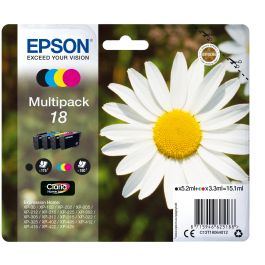 Epson Expression Home XP-102/205/305/405 MultiPack 4 Cartuchos (K,C,M,Y)nº18 Precio: 51.49999943. SKU: S0441757