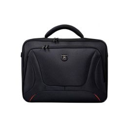 Port Designs 160512, Bolsa para portátil Courchevel Clamshell, 15,6 pulgadas, Negro