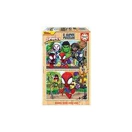 Puzzle 2x25 piezas spidey y sus increíbles amigos Puzzle 2x25 piezas spidey y sus increíbles amigos