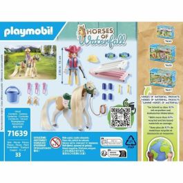 Playmobil Ellie con Caballo y Accesorios para Peinar el Pelo