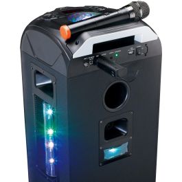 Lenco MCW-011BK Micrófono Vocal Inalámbrico 6.35mm (1/4") Negro 863-869 MHz