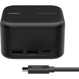 Belkin INC018vfBK Docking Station USB-C 6-en-1 Core GaN con HDMI 4K, 2x USB-A, PD 96W y Ethernet para portátil