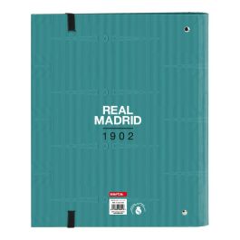 Carpeta de anillas Real Madrid C.F. Blanco Verde Turquesa 27 x 32 x 3.5 cm (30 mm) Carpeta de anillas Real Madrid C.F. Blanco Verde Turquesa 27 x 32 x 3.5 cm (30 mm)