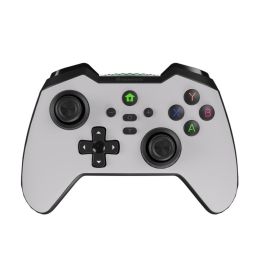 GENESIS Mangan 400 Gamepad Inalámbrico Bluetooth Blanco para PC, Switch, Android, iOS. Precisión, Vibración, Joysticks Analógicos