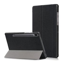 eSTUFF Funda Folio Houston para Samsung Galaxy Tab S8/S7, Negra. Protección ultradelgada con función atril y auto encendido/apagado.