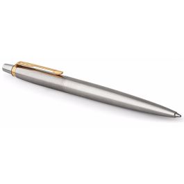 Parker Bolígrafo Jotter Acero Inoxidable con Adornos Dorados