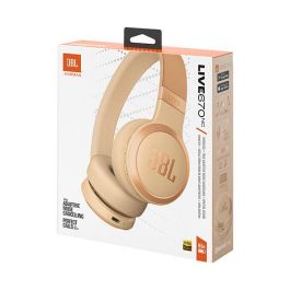 JBL Live 670NC Auriculares Diadema Bluetooth Inalámbricos con Cancelación Activa de Ruido (ANC) - 50h Autonomía, Google Assistant, Alexa, Color Arena
