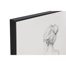 Cuadro Moderno DKD Home Decor Blanco Negro 4.5 x 102.5 x 82.5 cm (2 Unidades)