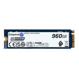 Kingston Technology DC2000B M.2 960 GB PCI Express 4.0 NVMe 3D TLC Kingston Technology DC2000B M.2 960 GB PCI Express 4.0 NVMe 3D TLC