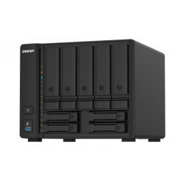 QNAP TS-932PX NAS Tower Negro 9 Bahías 10GbE 2.5GbE