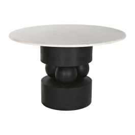 Mesa de Comedor Home ESPRIT Mármol Madera de mango 120 x 120 x 76 cm