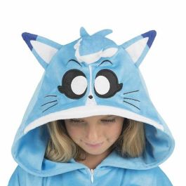 My Other Me Disfraz infantil gatita Akela Kigurumi con sonido azul talla 7-9 años