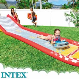 Pista hinchable deslizante racing fun 561x119x76 cm