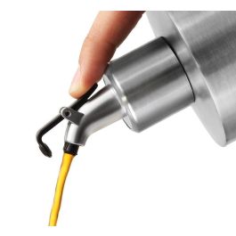 Inde Aceitera de Acero Inoxidable 550 ml con Tapón Quttin - Modelo 48, Medidas: 7 x 7 x 15 cm, Peso: 180 g (12 Unidades)