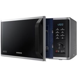 Samsung MS23B3515AS/EN Microondas 800W, 23 Litros, Encimera, 1150W, Pantalla LED, Plato Giratorio, Plata