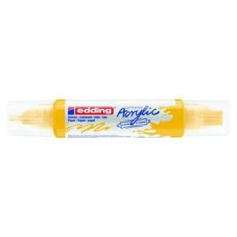 Marcador Acrylic Edding 5400 3D Doble Punta (2-3/5-10 Mm) Amarillo Trafico (Set de 5) Precio: 32.99000023. SKU: B18L834GN7
