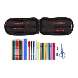 Plumier Mochila F.C. Barcelona Negro 12 x 23 x 5 cm (33 Piezas)