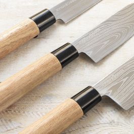 Set de Cuchillos con Funda de Transporte Profesional Damas·Q InnovaGoods