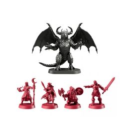 Hasbro Gaming Heroquest: First Light Juego de Mesa - Versión Introductoria, 10 Nuevas Aventuras, 67 Miniaturas, App Zargon, Español