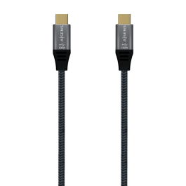 Cable USB 3.2 Tipo-C Aisens A107-0672 20GBPS 100W/ USB Tipo-C Macho - USB Tipo-C Macho/ Hasta 100W/ 2500Mbps/ 1.5m/ Gris Precio: 10.50000006. SKU: B188AFK9HE