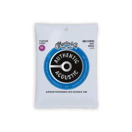 Martin Juego Acústica Authentic Sp Bronze 80/20 Custom Light 11-52 (Pack 3) Precio: 19.49999942. SKU: B1236MJX3Q