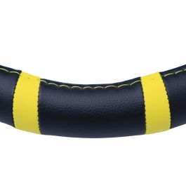 Momo MOMLSWC0FASBY Funda Volante Fast Black-Yellow M 38-39 cm Poliuretano Universal